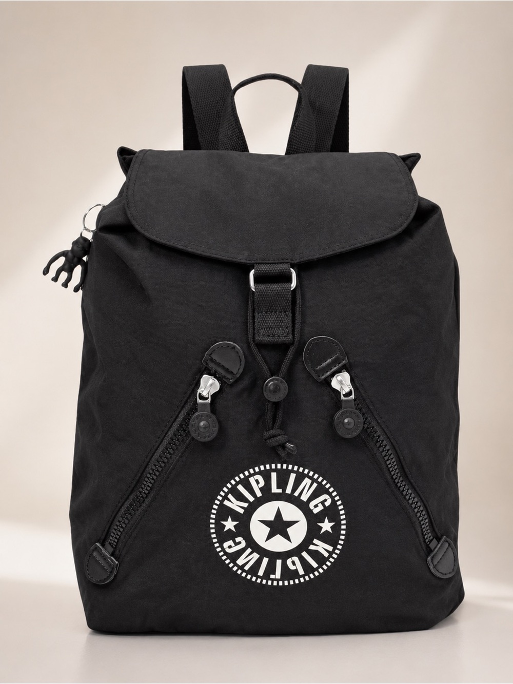 NWT KIPLING Navy Fundamental Backpack - Size Medium - SOLD OUT ONLINE - Picture 4 of 16